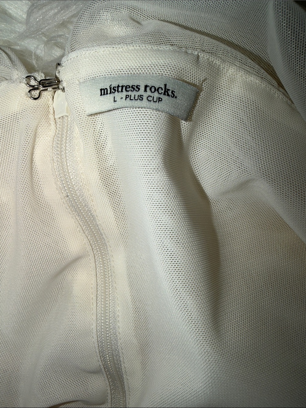 MISTRESS ROCKS Cream Underwired Top - Picture 16 of 16